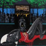 Black woman in the night