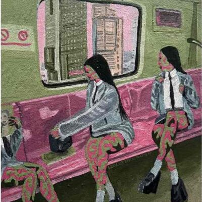 schoolgirls on a bus "Izuchukwu Luther Akunne"