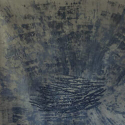 black abstract painting